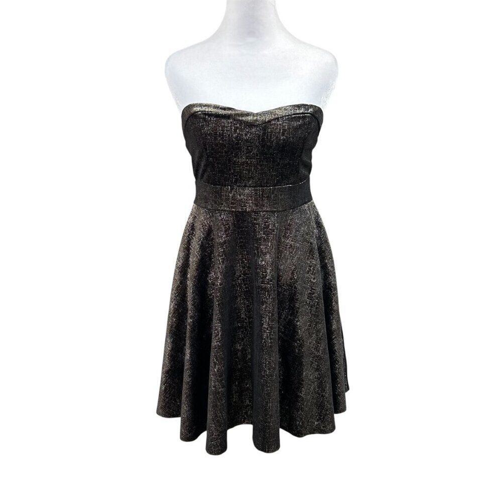 NEW Free People Shattered Velvet Retro Y2K Mini Dress Shimmer Straps Sz S